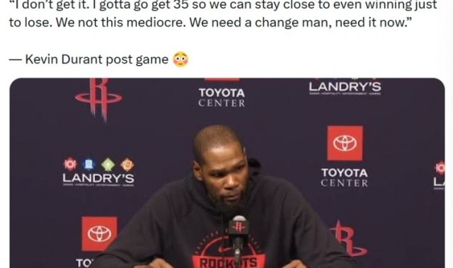 世界杯高清赛事直播-昨天美媒造谣KD言论：我得35分还是赢不了 KD：你们信我说这话？